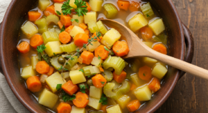 شوربة الخضار السهلة