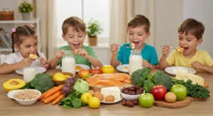 دور الكالسيوم والحديد في تعزيز نمو عظام الأطفال