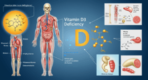 اعراض نقص الفيتامين د
