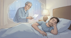 هل هي رسالة من المتوفي؟