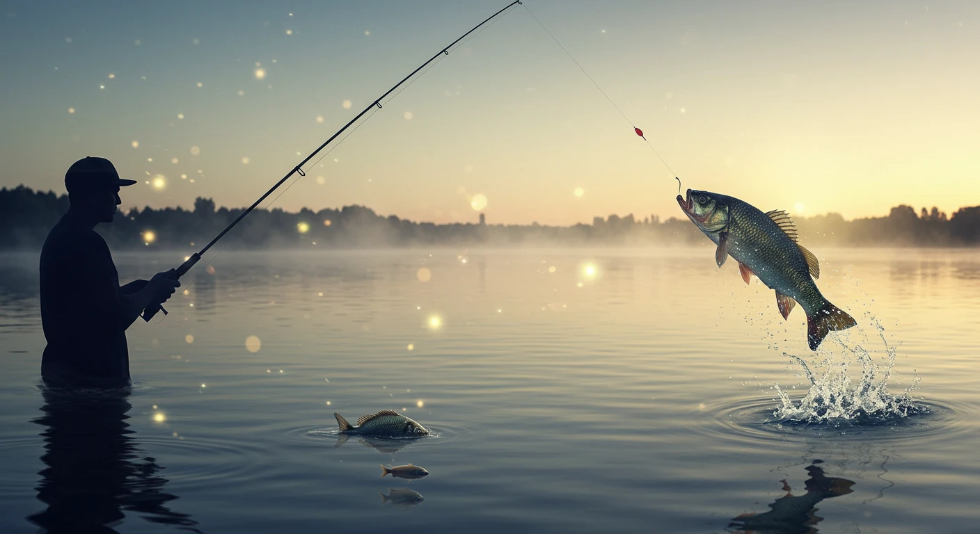 صيد السمك الكبير مقابل الصغير في الحلم