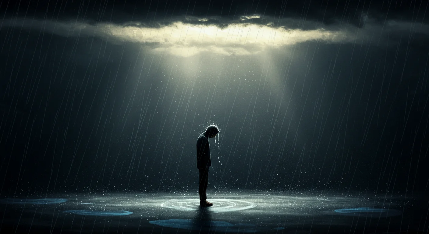 هل المطر الغزير يدل على البكاء أو الحزن؟