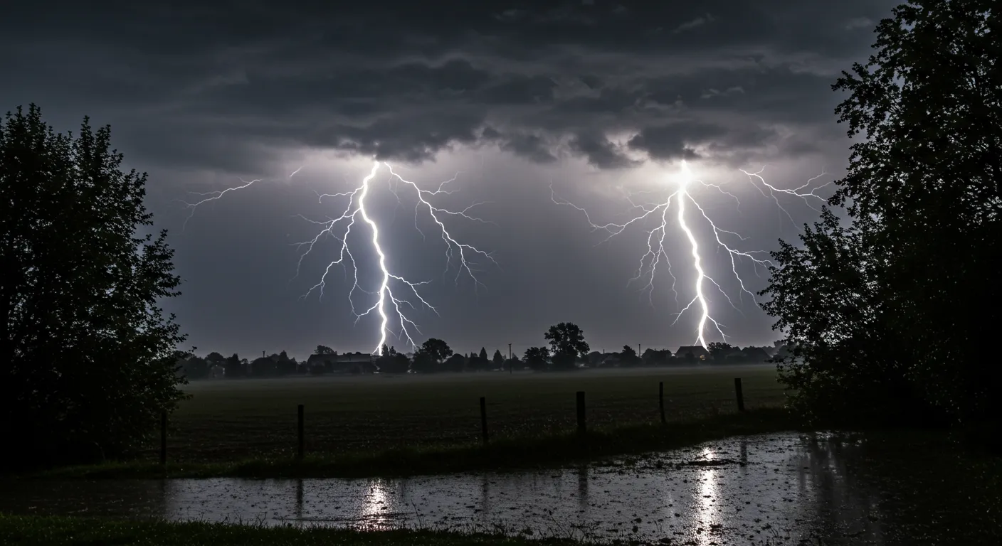 رؤية المطر مع الرعد والبرق في المنام