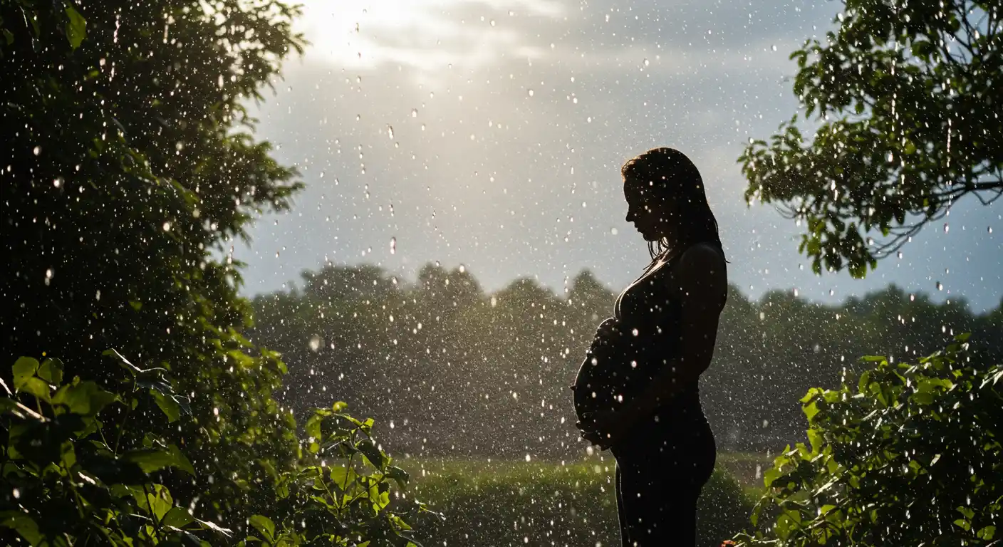 ما دلالة المطر في المنام للمرأة الحامل؟