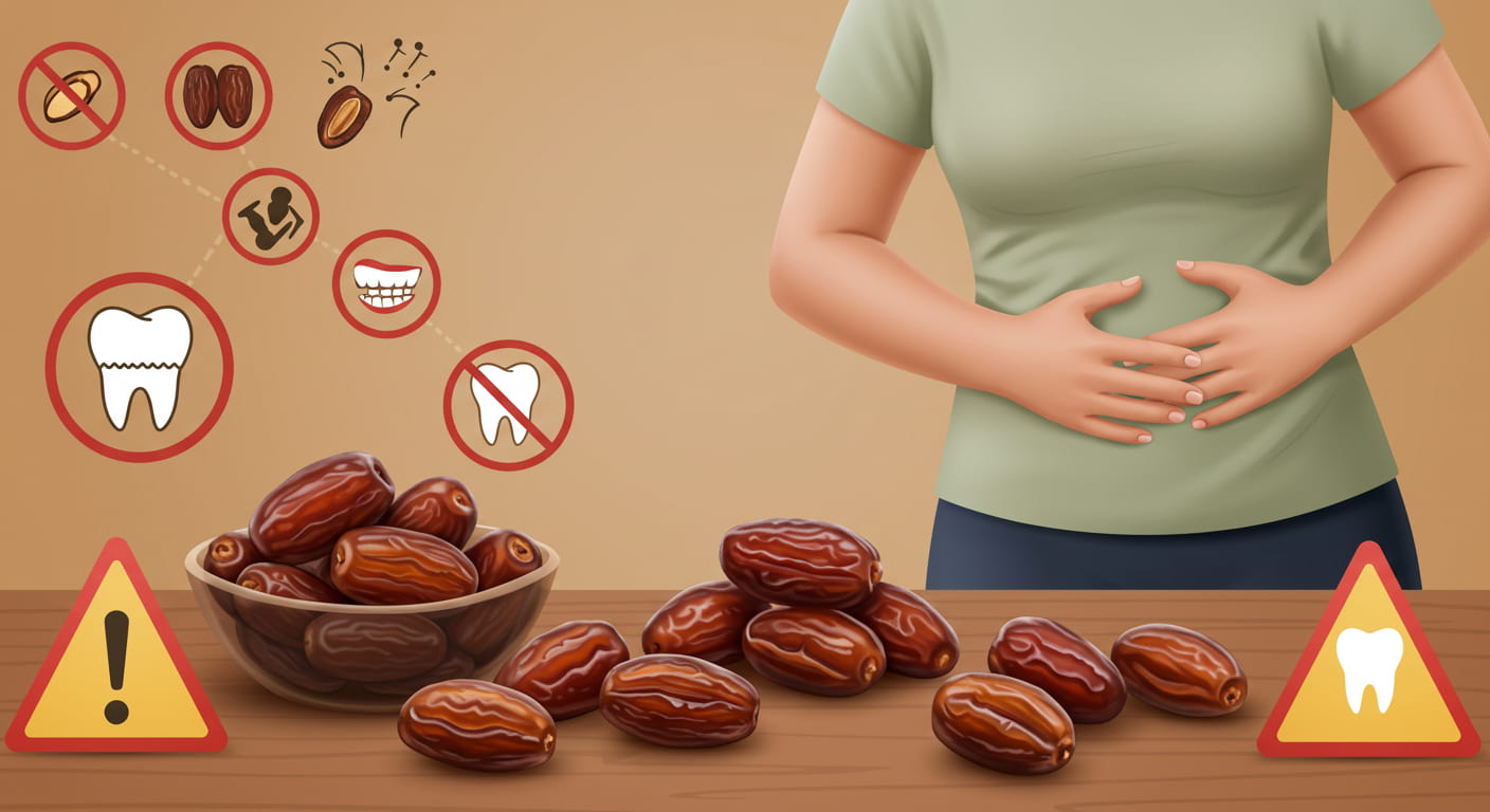 أضرار الإفراط في تناول التمر