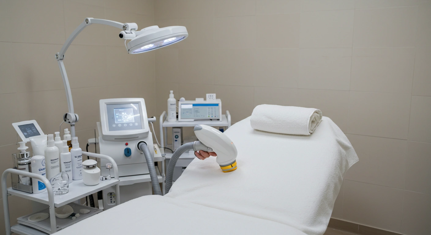 خطوات العلاج بالليزر لتفتيح المناطق الحساسة