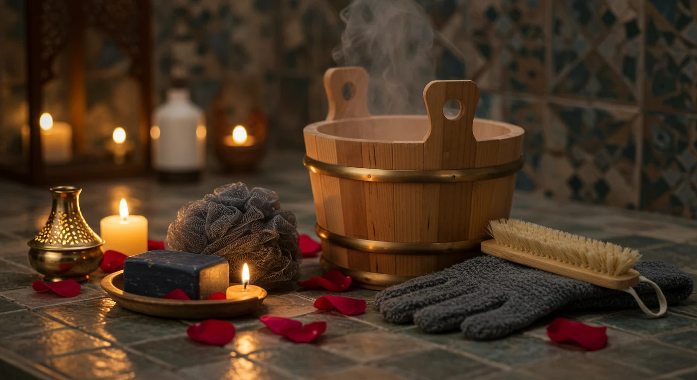 خطوات تطبيق الحمام المغربي في المنزل - طريقة الحمام المغربي