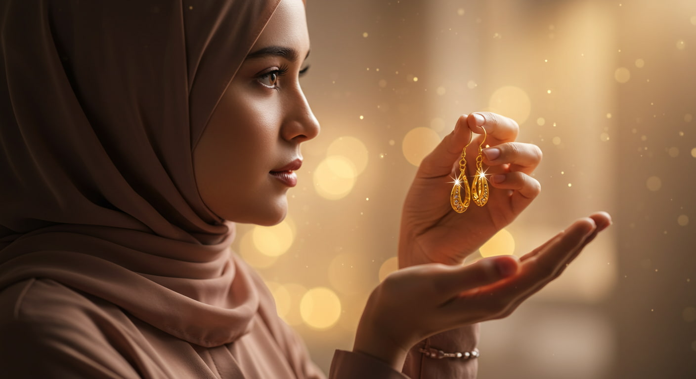 ما معنى رؤية فردتين حلق ذهب في المنام للمرأة المتزوجة؟