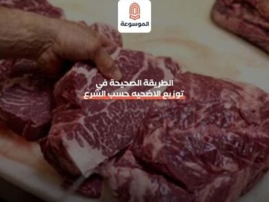 الطريقة الصحيحة في توزيع الاضحيه حسب الشرع