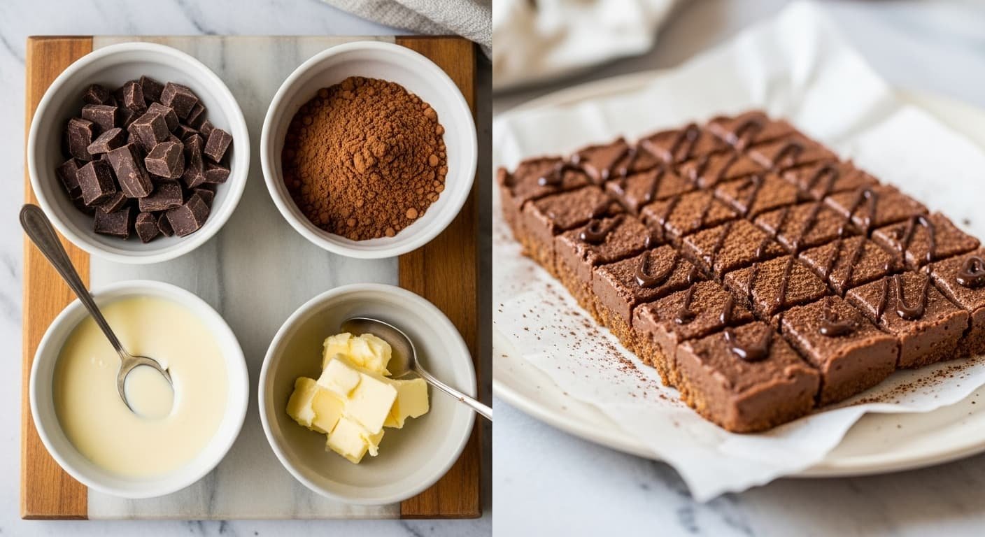 وصفة حلى بالشوكولاتة والكاكاو