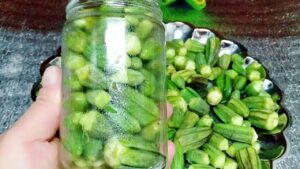 خطوات تجهيز البامية للتخزين