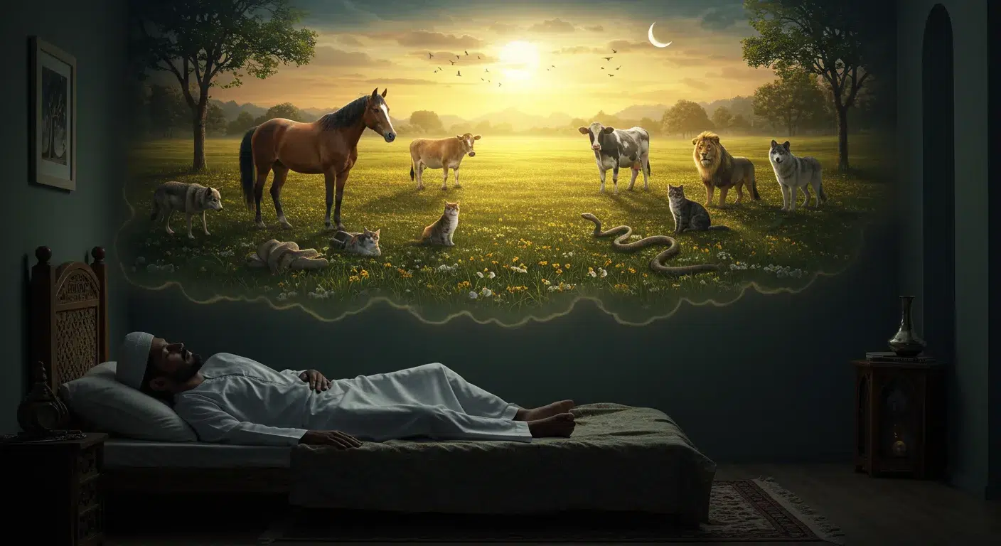 رأي ابن سيرين والنابلسي في الحيوانات في المنام