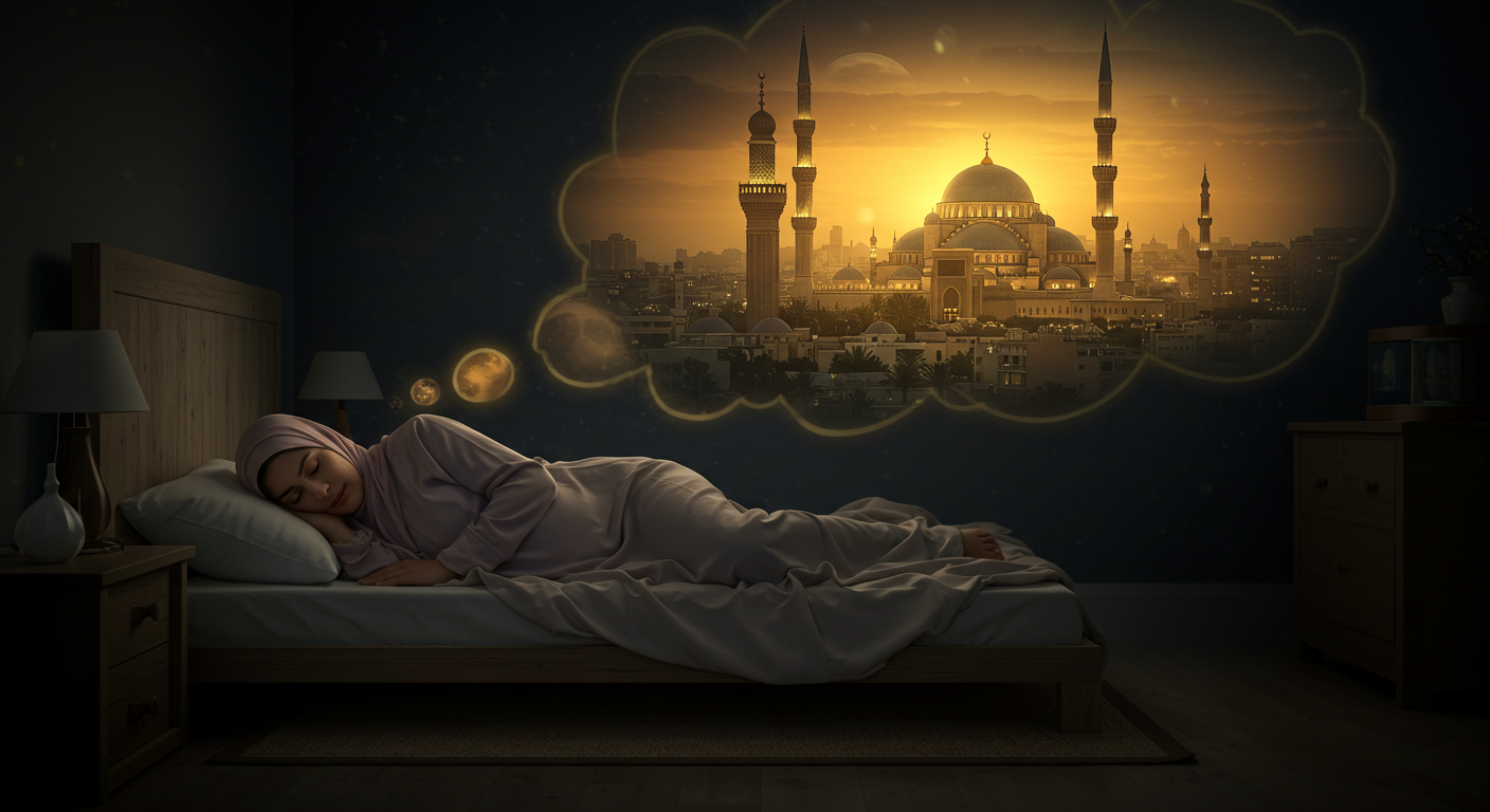 دلالة سماع الأذان للحامل