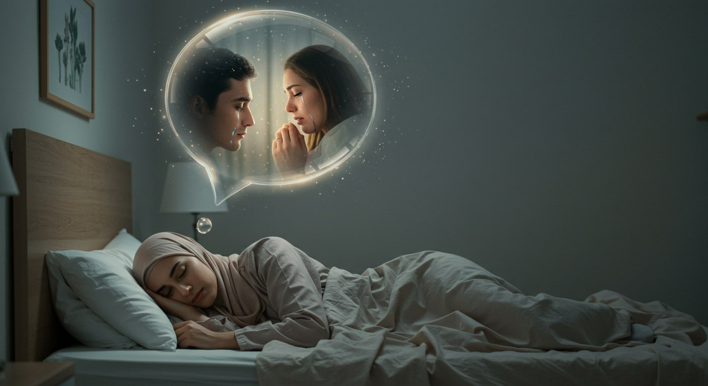 تغسيل شخص حي في المنام مع البكاء عليه