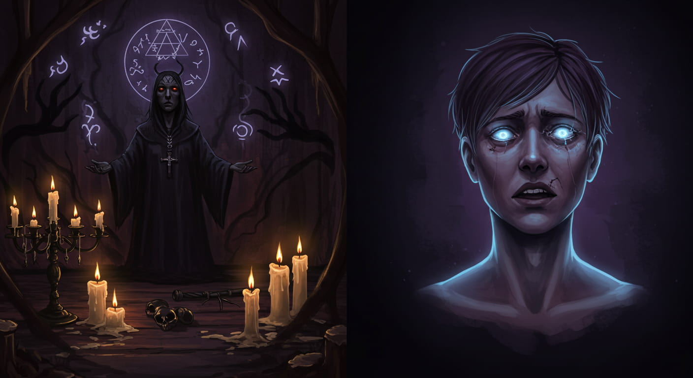 الفرق بين السحر الأسود والمس