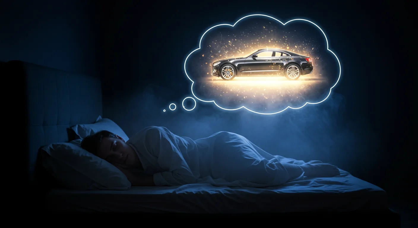 السياره الفاخرة في المنام