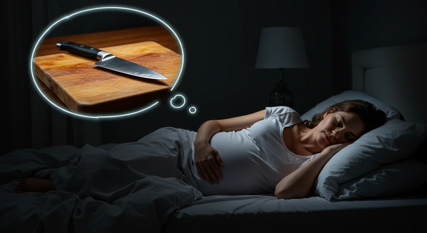 السكين للحامل في المنام