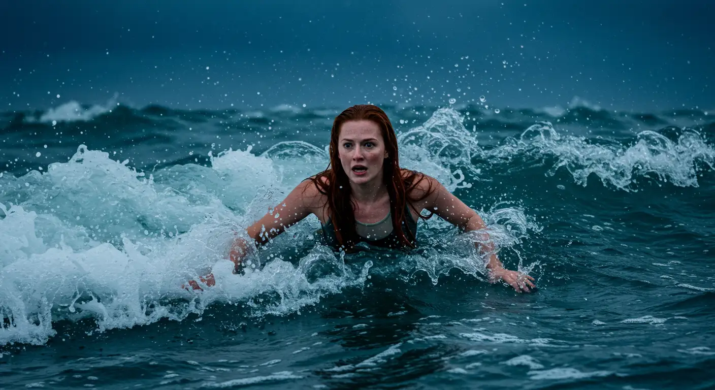 ركوب البحر أو السباحة أثناء الهياج أو النجاة منه