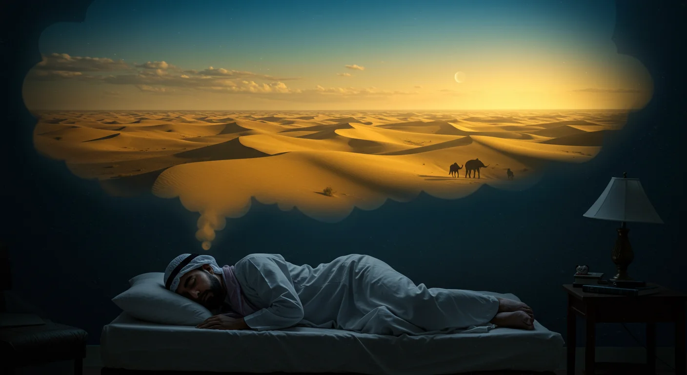 تفسير الصحراء للرجل