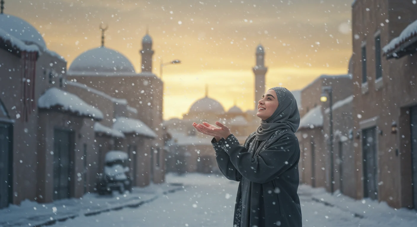 ما تفسير رؤية الثلج الكثيف في المنام للعزباء؟