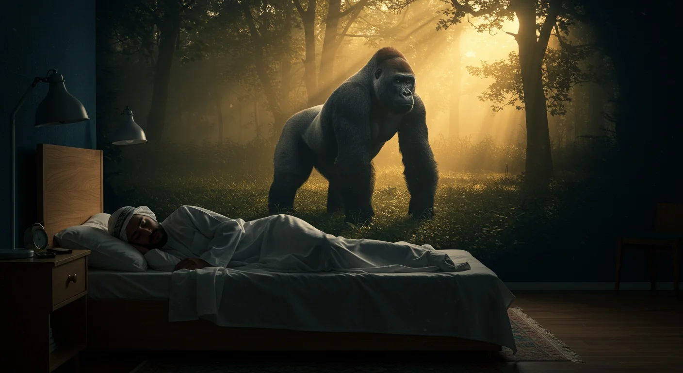 رأي ابن سيرين والنابلسي في رؤية الغوريلا (رمزية الحيوان القوي)