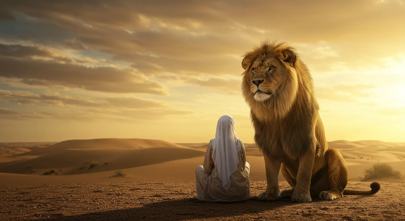 ما تفسير رؤية الأسد الهادئ في المنام؟