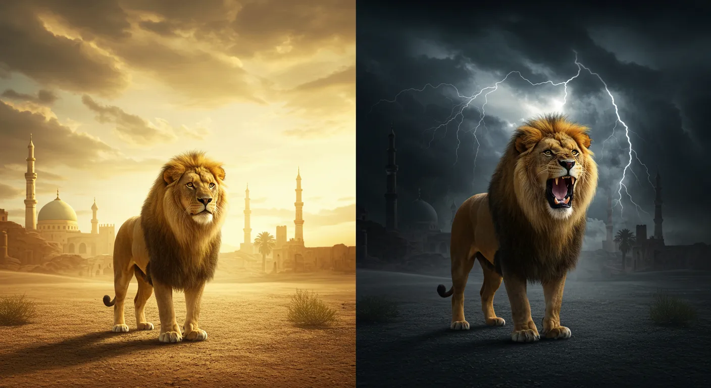 رأي ابن سيرين والنابلسي في الأسد في المنام