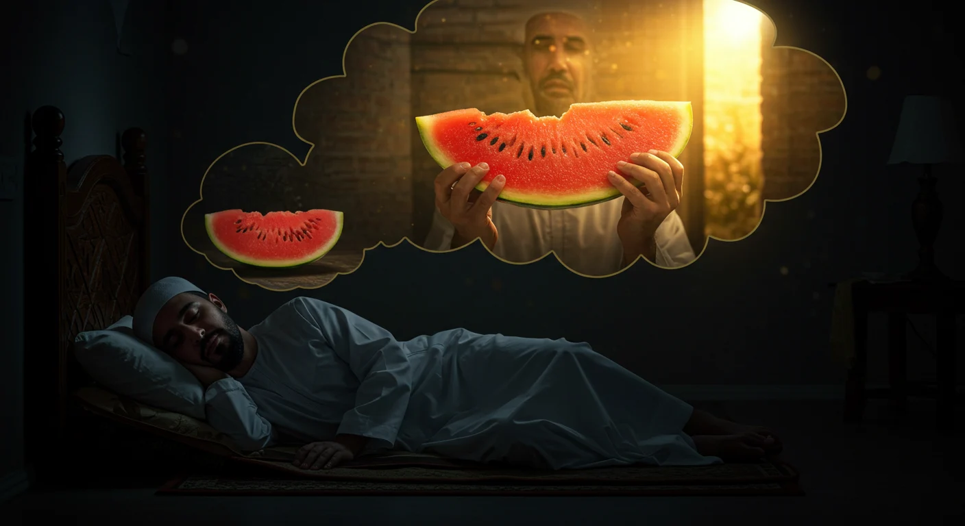 رأي ابن سيرين والنابلسي في اكل البطيخ