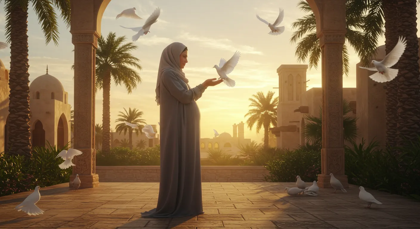 دلالة الحمام الأبيض للحامل