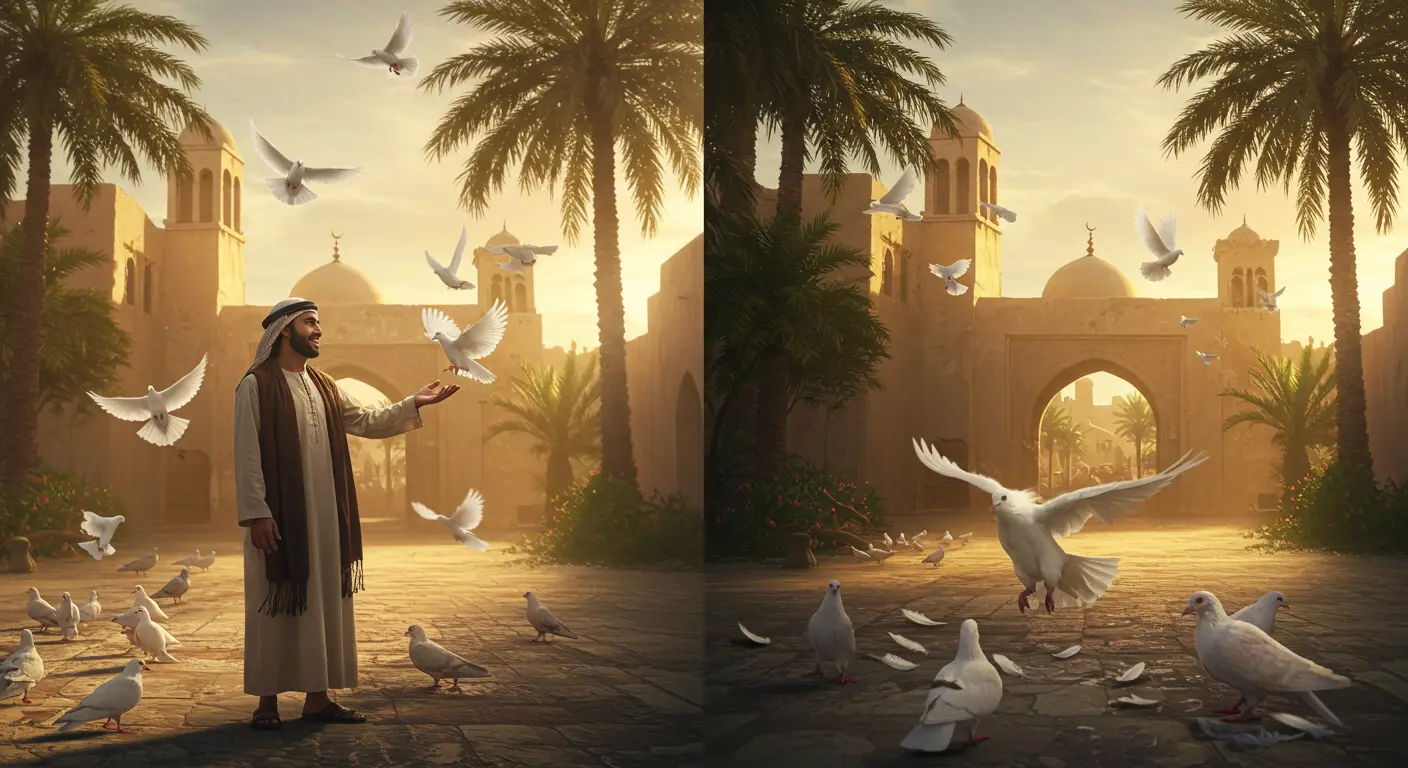 رأي ابن سيرين والنابلسي في الحمام الأبيض