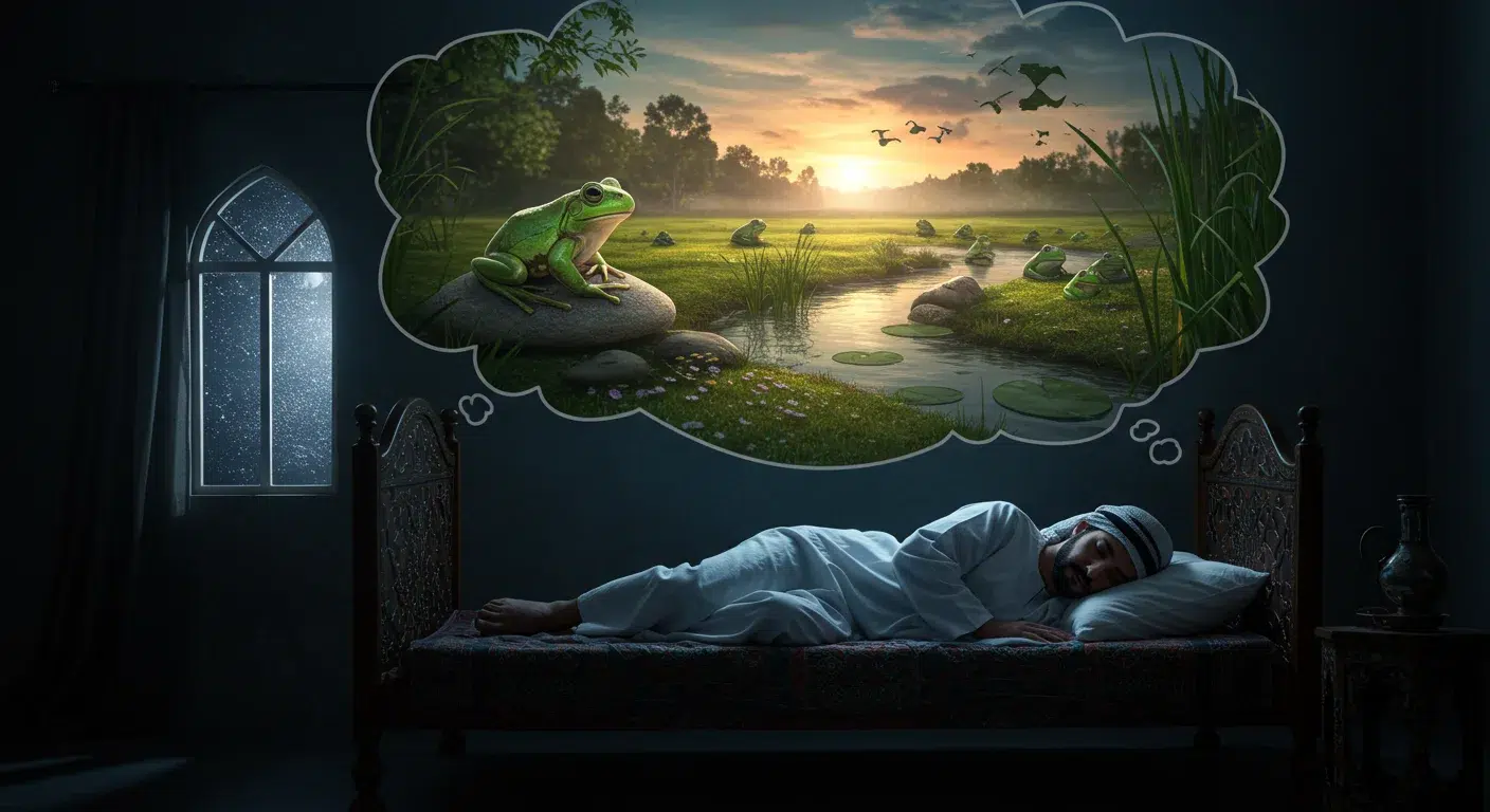 تفسير الضفدع للرجل