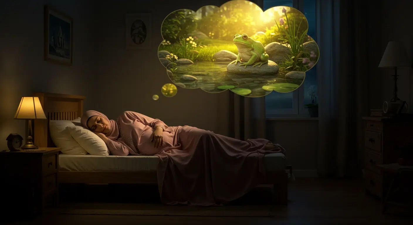 دلالة الضفدع للحامل