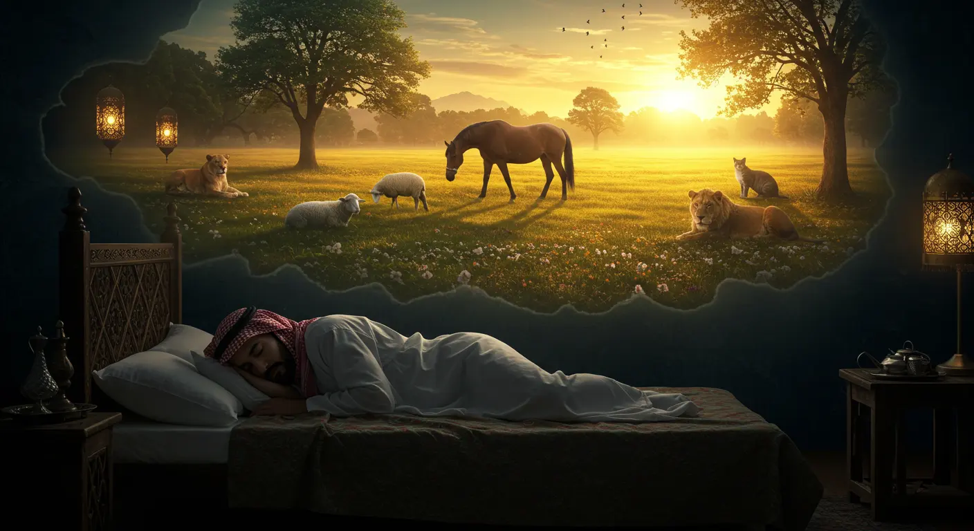 ما معنى رؤية الحيوانات في المنام بشكل عام؟
