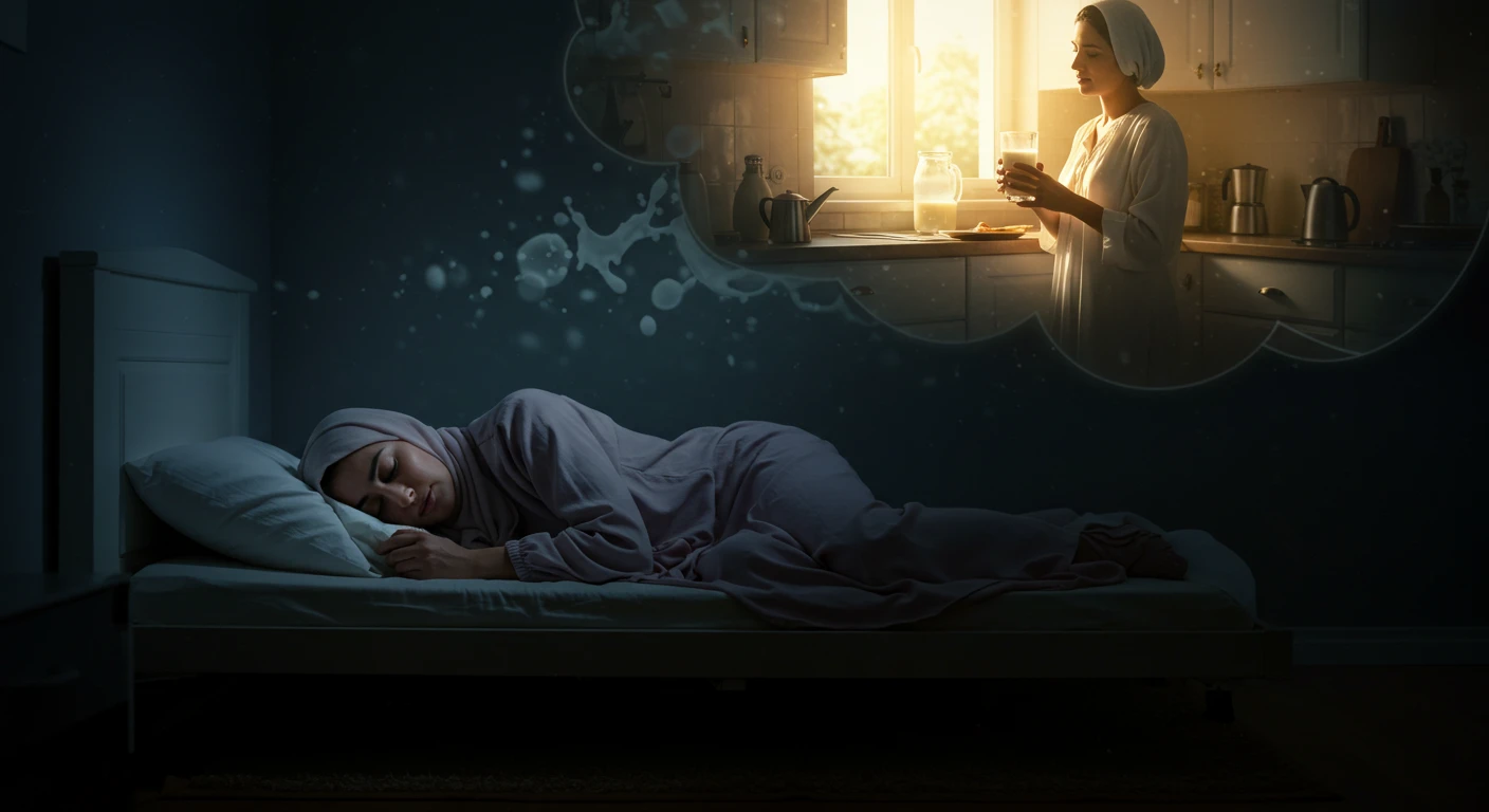 رؤية المطلقة للحليب في المنام