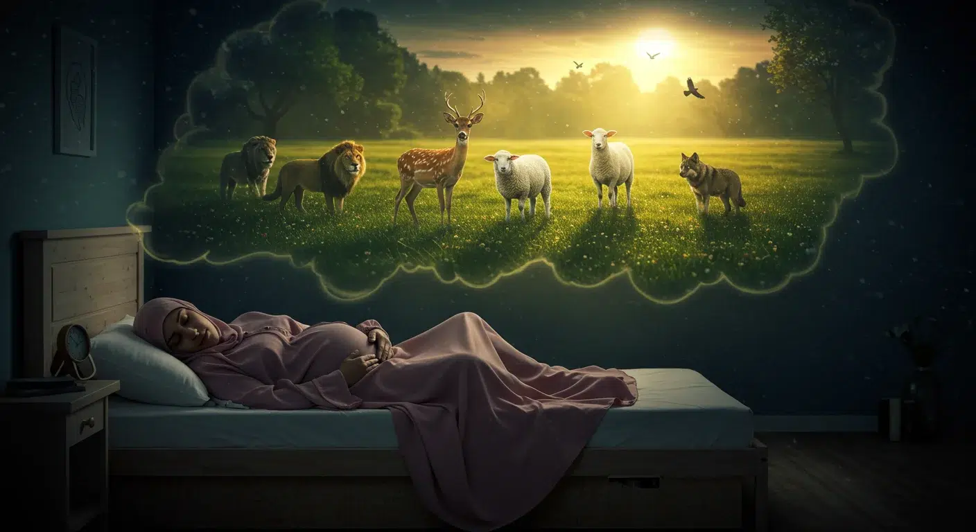 دلالة رؤية الحيوانات للحامل