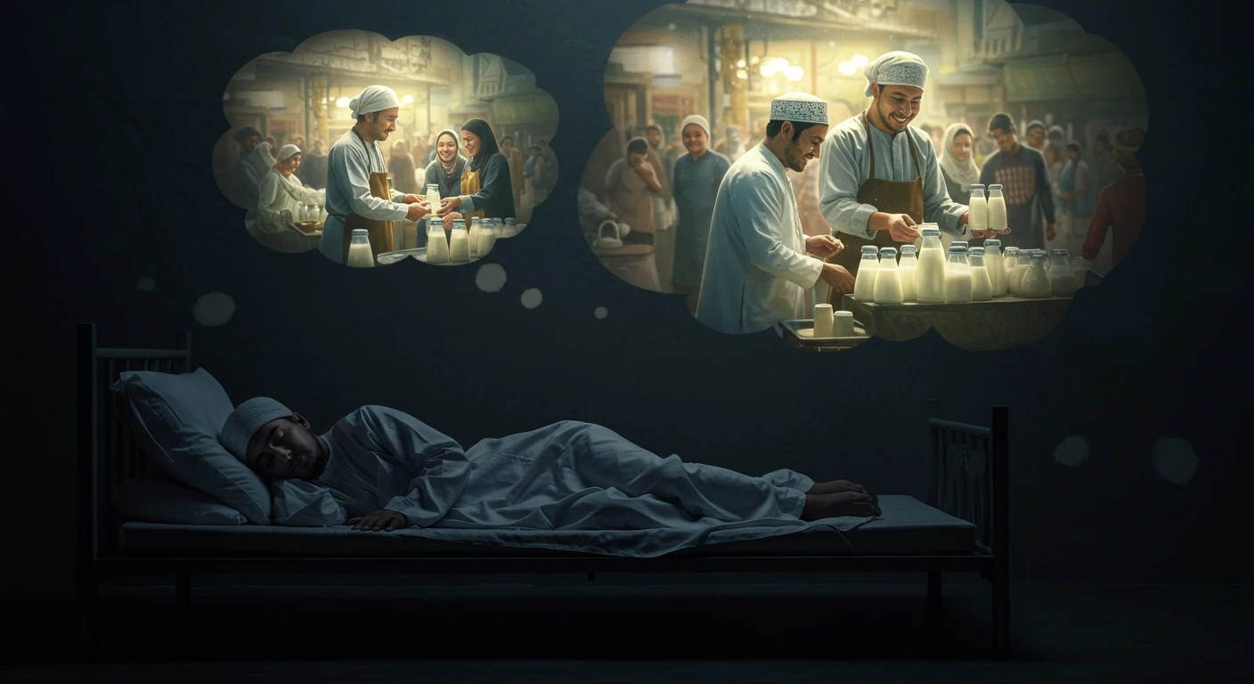 شراء الحليب أو بيعه في الحلم