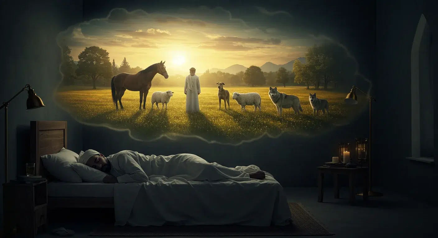 تفسير رؤية الحيوانات للرجل