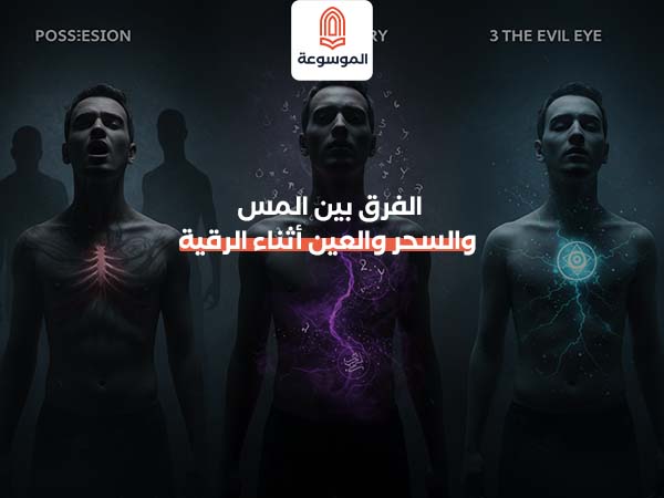 الفرق بين المس والسحر والعين أثناء الرقية