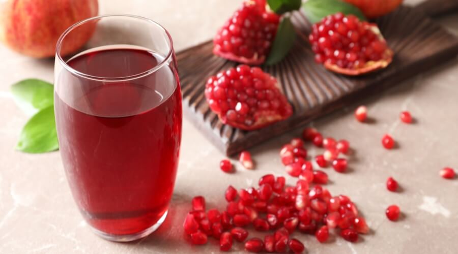 كيفية تحضير عصير الرمان