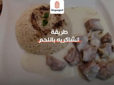 طريقة الشاكريه باللحم