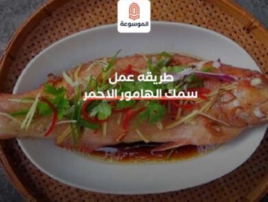 طريقه عمل سمك الهامور الأحمر