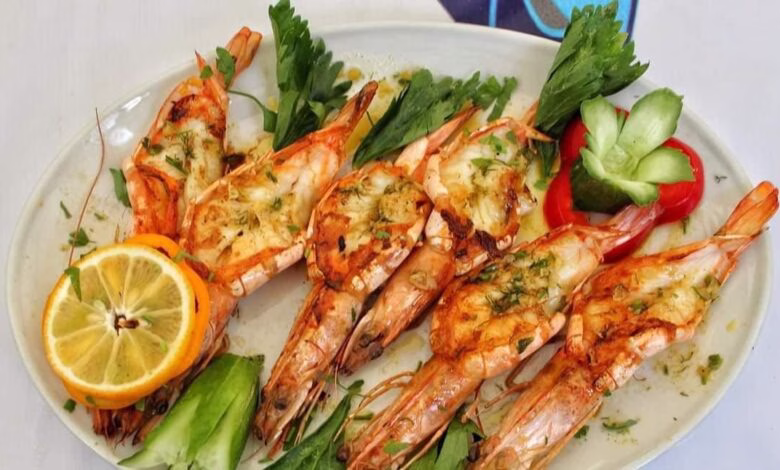 كيفية تقديم الجمبري بترفلاي