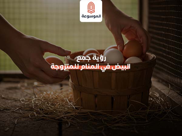 رؤية جمع البيض في المنام للمتزوجة