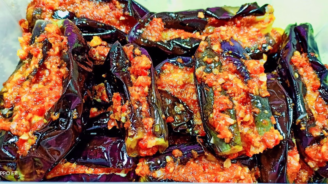 خطوات تحضير الباذنجان المخلل